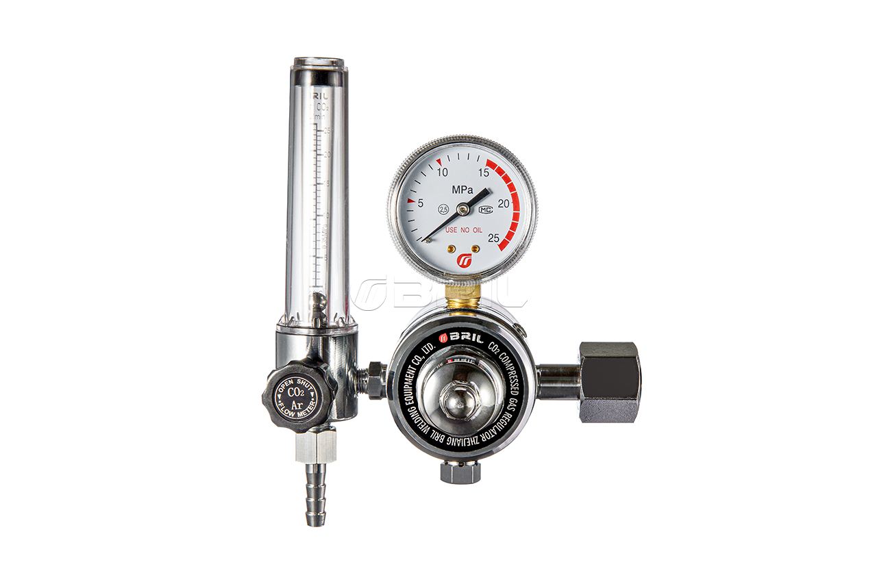 CO2 Carbon Dioxide Pressure Reducer Reducing Valve Flow Meter 1-25L/min 