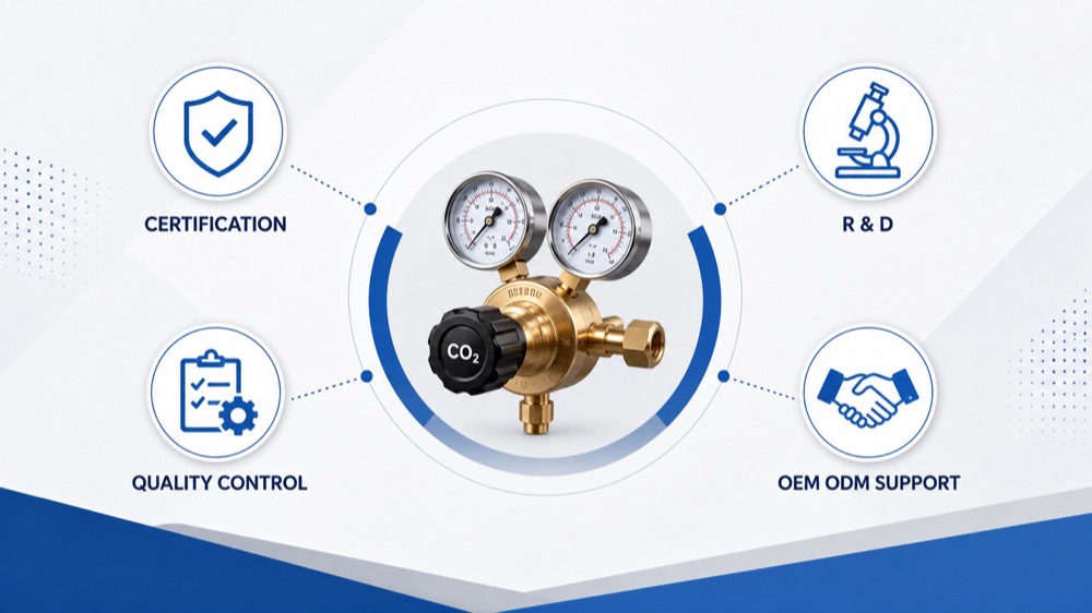 Top 10 CO₂ Regulator Manufacturers in China-Bril Welding Equipment Top 10 CO₂ Regulator Manufacturers in China-Bril Welding Equipment