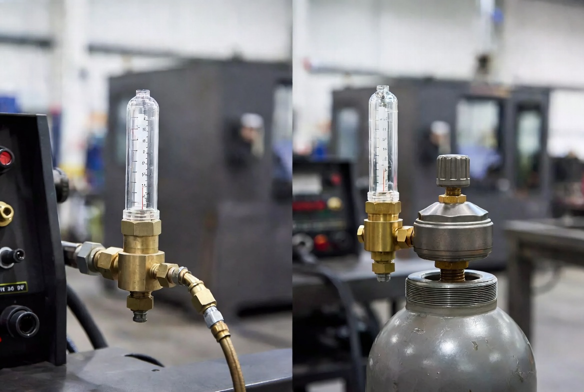 Argon Flowmeter vs Argon Flowmeter Regulator for TIG Welding-Bril Welding Equipment Argon Flowmeter vs Argon Flowmeter Regulator for TIG Welding-Bril Welding Equipment