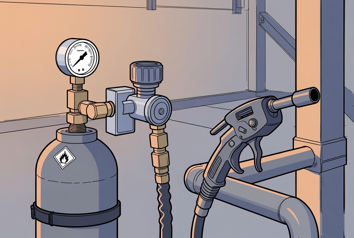 Dual Output Argon Regulator FlowMeter vs Mini Gas Regulator for Mobile On-Site Pipe Welding-Bril Welding Equipment Dual Output Argon Regulator FlowMeter vs Mini Gas Regulator for Mobile On-Site Pipe Welding-Bril Welding Equipment