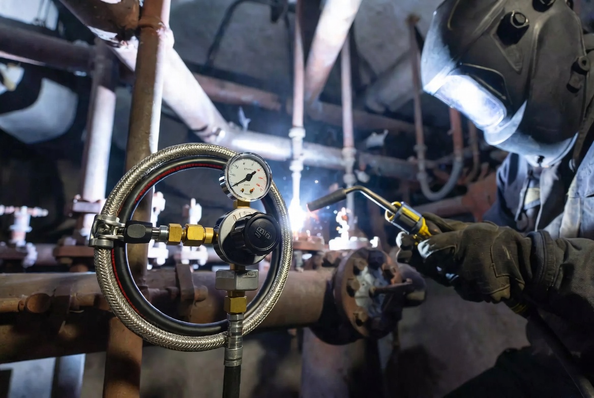 Dual Output Argon Regulator FlowMeter vs Mini Gas Regulator for Mobile On-Site Pipe Welding-Bril Welding Equipment Dual Output Argon Regulator FlowMeter vs Mini Gas Regulator for Mobile On-Site Pipe Welding-Bril Welding Equipment