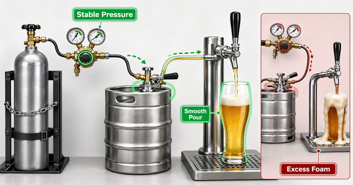 Adjustable CO₂ Regulator vs Fixed Pressure CO₂ Regulator for Beverage Lines-Bril Welding Equipment Adjustable CO₂ Regulator vs Fixed Pressure CO₂ Regulator for Beverage Lines-Bril Welding Equipment
