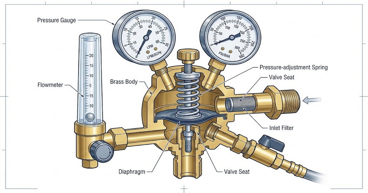 Top 10 Argon Welding Regulator Manufacturers in China (2026 Updated: Expert Selection Guide)-Bril Welding Equipment Top 10 Argon Welding Regulator Manufacturers in China (2026 Updated: Expert Selection Guide)-Bril Welding Equipment