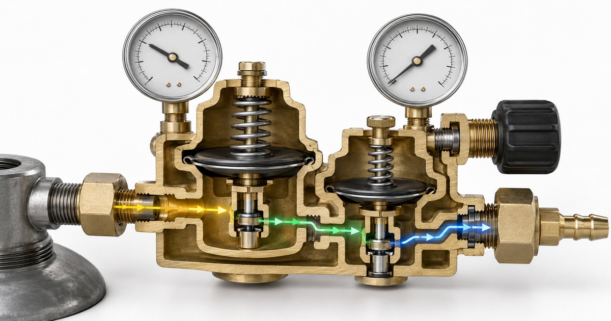 Gas Pressure Reducing Regulator vs Standard Pressure Regulator for High Cylinder Pressure-Bril Welding Equipment