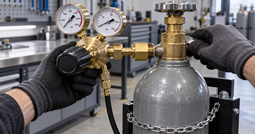 How Do I Attach a CO₂ Regulator to a CO₂ Tank? A Safe, Professional Step-by-Step Guide-Bril Welding Equipment