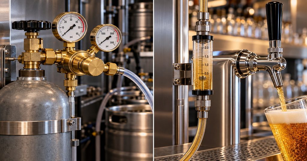 Heated CO₂ Regulator vs CO₂ Flowmeter for Beverage Dispensing Accuracy-Bril Welding Equipment Heated CO₂ Regulator vs CO₂ Flowmeter for Beverage Dispensing Accuracy-Bril Welding Equipment