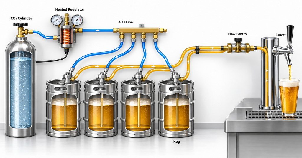 Heated CO₂ Regulator vs CO₂ Flowmeter for Beverage Dispensing Accuracy-Bril Welding Equipment Heated CO₂ Regulator vs CO₂ Flowmeter for Beverage Dispensing Accuracy-Bril Welding Equipment