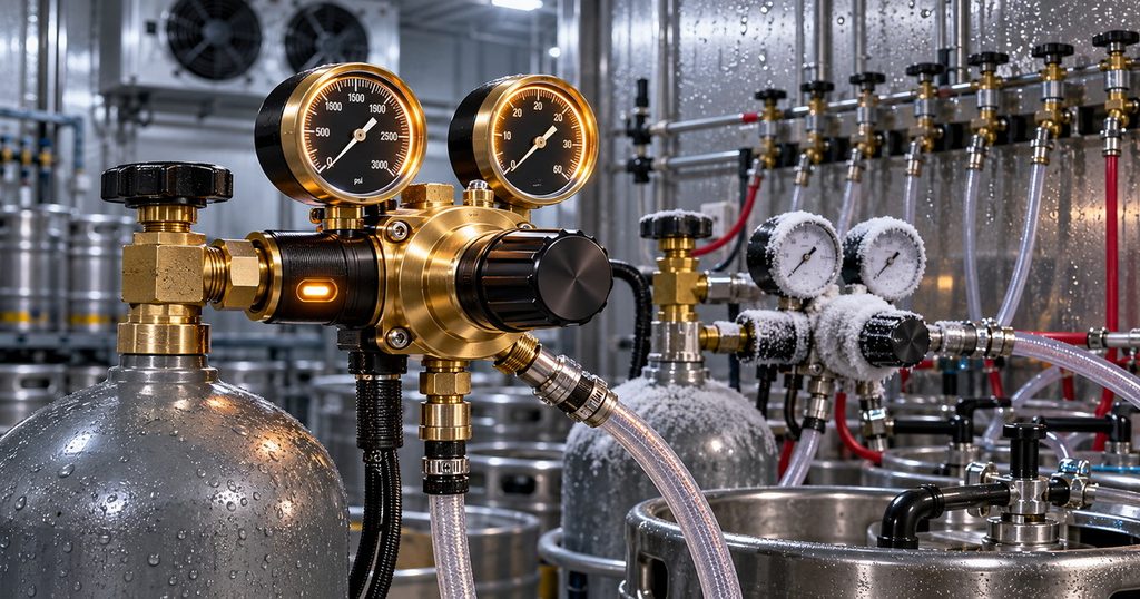 Heated CO₂ Regulator vs CO₂ Flowmeter for Beverage Dispensing Accuracy-Bril Welding Equipment Heated CO₂ Regulator vs CO₂ Flowmeter for Beverage Dispensing Accuracy-Bril Welding Equipment