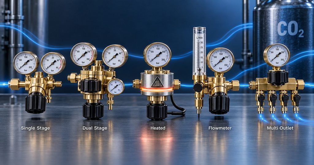 What Are the Different Types of CO₂ Regulators?-Bril Welding Equipment What Are the Different Types of CO₂ Regulators?-Bril Welding Equipment