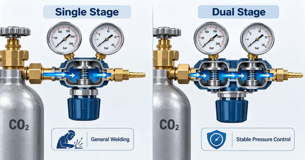 What Are the Different Types of CO₂ Regulators?-Bril Welding Equipment What Are the Different Types of CO₂ Regulators?-Bril Welding Equipment
