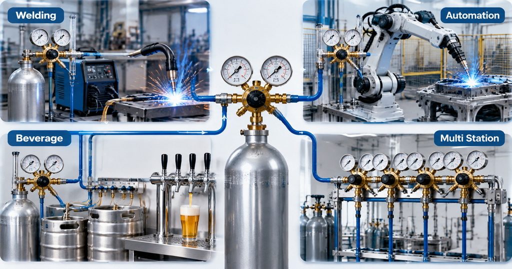 What Are the Different Types of CO₂ Regulators?-Bril Welding Equipment What Are the Different Types of CO₂ Regulators?-Bril Welding Equipment