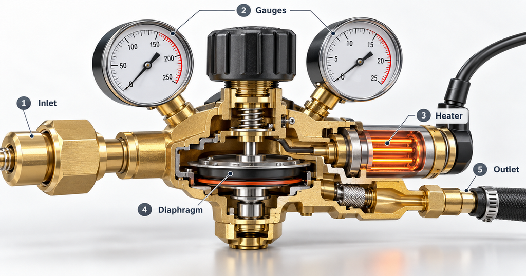 How to Choose a CO₂ Heated Regulator for High-Flow Welding-Bril Welding Equipment How to Choose a CO₂ Heated Regulator for High-Flow Welding-Bril Welding Equipment