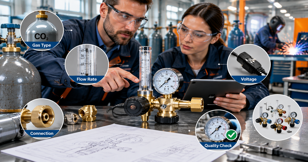 How to Choose a CO₂ Heated Regulator for High-Flow Welding-Bril Welding Equipment How to Choose a CO₂ Heated Regulator for High-Flow Welding-Bril Welding Equipment