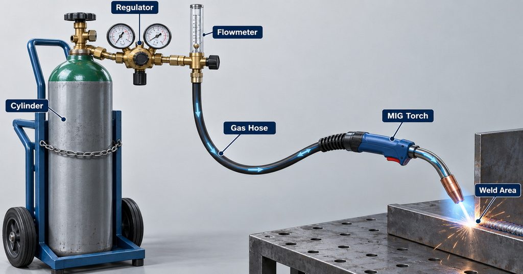 CO₂ Gas Regulator vs Mixed Gas Regulator for MIG Welding: Which Should You Choose?-Bril Welding Equipment CO₂ Gas Regulator vs Mixed Gas Regulator for MIG Welding: Which Should You Choose?-Bril Welding Equipment