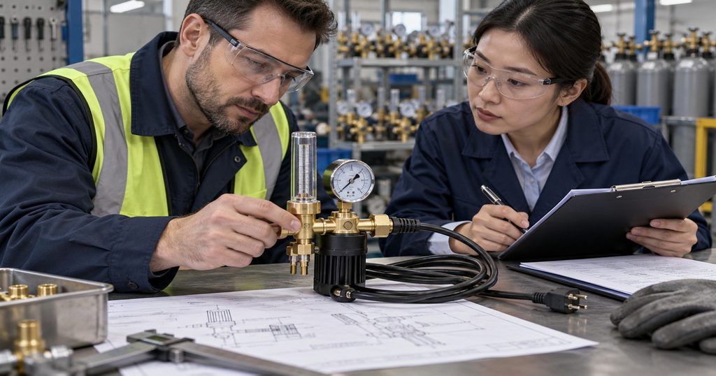 Top 10 Heated CO₂ Regulator Manufacturers in China (2026 Updated: A Buyer’s Selection Guide)-Bril Welding Equipment Top 10 Heated CO₂ Regulator Manufacturers in China (2026 Updated: A Buyer’s Selection Guide)-Bril Welding Equipment