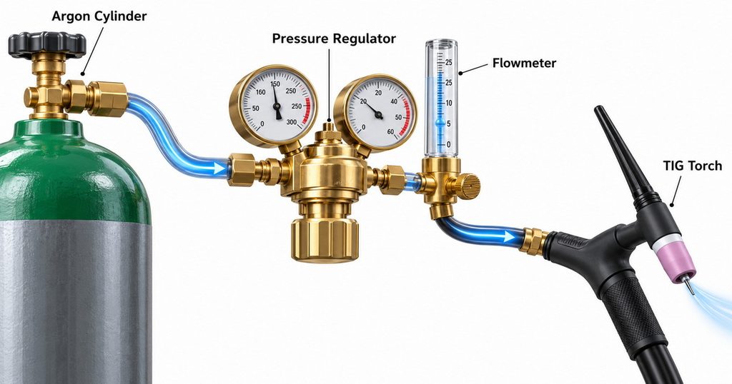 Argon Regulator for TIG Welding: How to Choose the Right Gas Control-Bril Welding Equipment