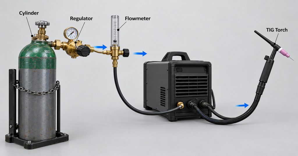 Argon Regulator with Flowmeter for TIG Welding: Selection, Setup, and Buying Guide-Bril Welding Equipment