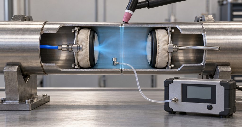 Dual Output Argon Regulator for TIG Welding and Back Purging-Bril Welding Equipment Dual Output Argon Regulator for TIG Welding and Back Purging-Bril Welding Equipment