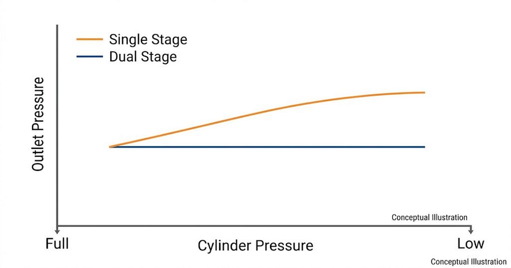 Single-Stage vs. Dual-Stage Gas Regulator: Key Differences-Bril Welding Equipment