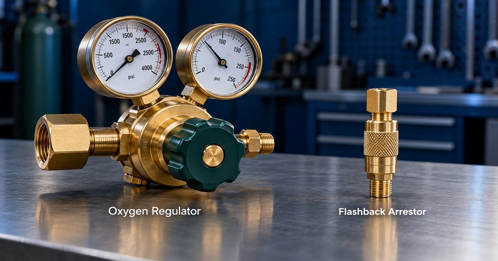 Oxygen Regulator vs Flashback Arrestor for Welding Safety-Bril Welding Equipment