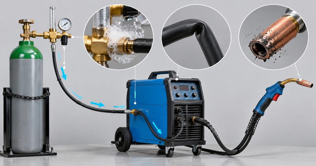 Why Does Gas Flow Drop During MIG Welding?-Bril Welding Equipment