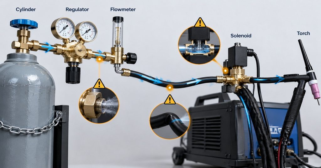 Why Does Argon Flow Fluctuate During TIG Welding?-Bril Welding Equipment Why Does Argon Flow Fluctuate During TIG Welding?-Bril Welding Equipment