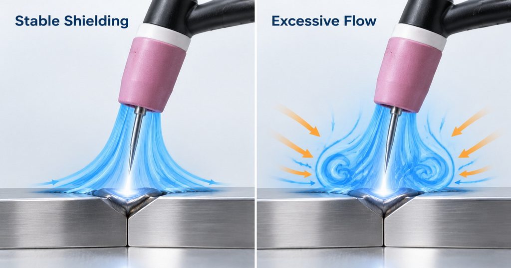 Why Does Argon Flow Fluctuate During TIG Welding?-Bril Welding Equipment Why Does Argon Flow Fluctuate During TIG Welding?-Bril Welding Equipment